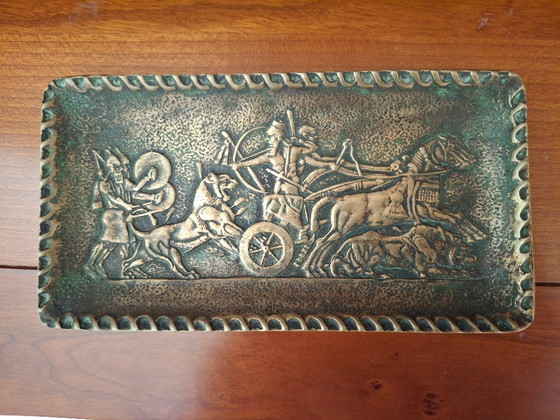 Bronze catchall 15.3 X 8 cm 265 grams signed Max Le Verrier very good condition, Decorative Objects, Gold (photo 5 of 5)