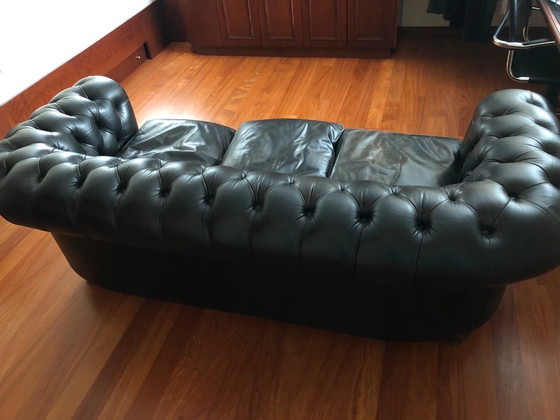 Image 1 of vintage Poltrona Frau chesterfield 