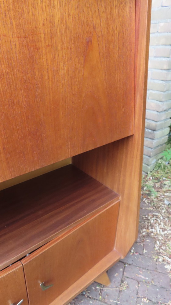 Image 1 of Vintage Secretaire  /  klep kast jaren 50 / 60 