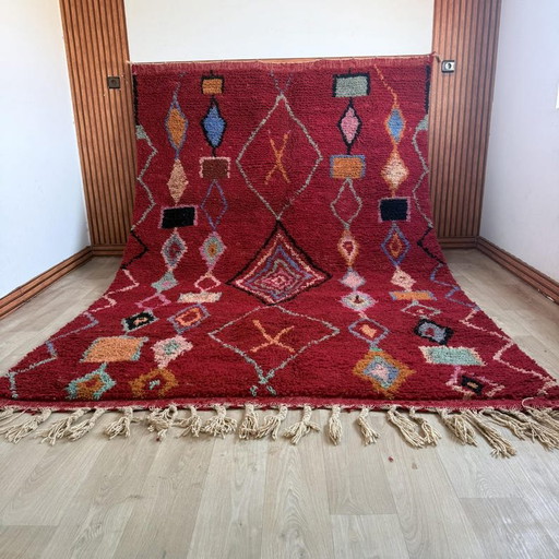 Großer Marokkanischer Berberteppich 250/350 – vloerkleden en tapijten, Wool
