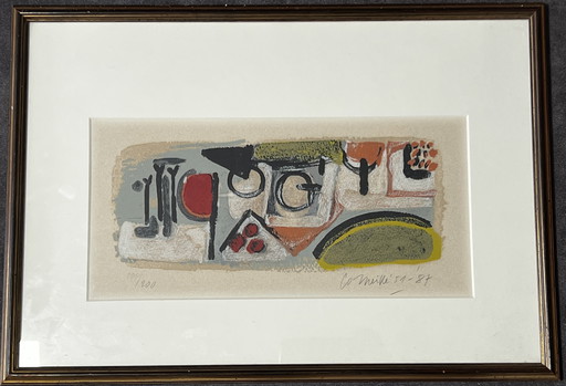 CORNEILLE (1922-2010) Avril à Paris 4 (1987) Sérigraphie