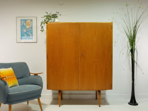 Vintage multi-purpose cupboard / bookcase / linen cupboard - Hellerau, Series 427/B, 1960s, Germany