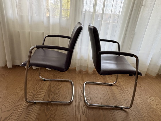 4 sillas de comedor Leolux Freyr – Leather (photo 4 of 5)