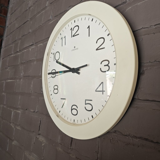 Magnifique et grande horloge murale vintage de Junghans