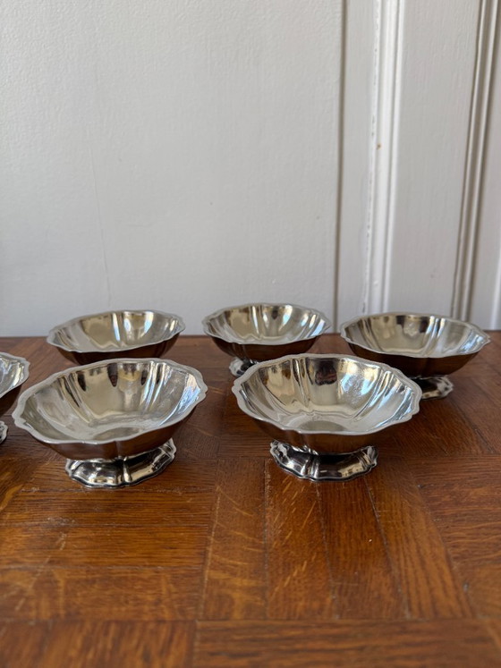 Image 1 of Set of 6 stainless steel bowls