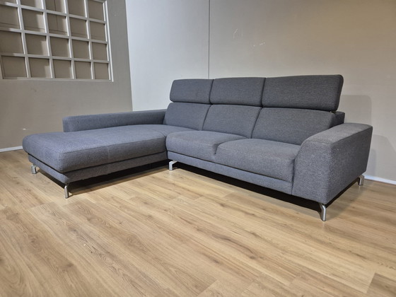 Image 1 of Xooon Ecksofa - Anthrazit - Stoff - Design - Kopfstützen