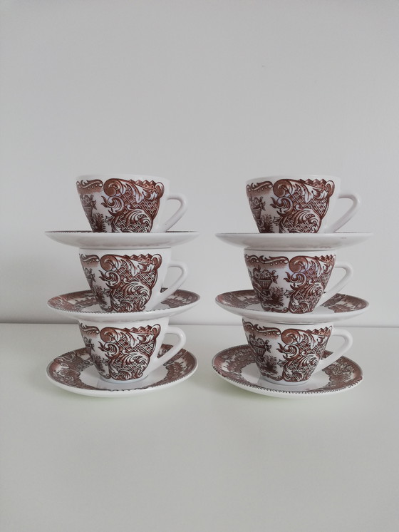 Image 1 of Tasses Et Sous-Coupes Rivanel Vintage