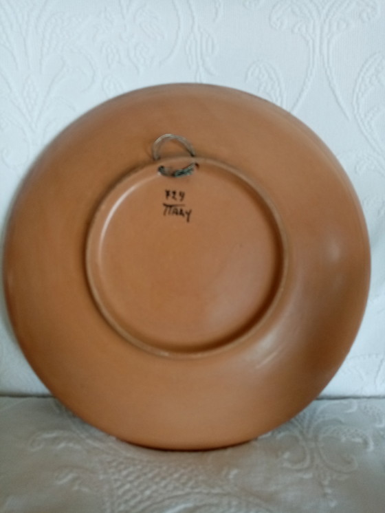 Image 1 of Italienischer Wanddeko-Teller Fratelli Fanciullaci 1960 (31cm)