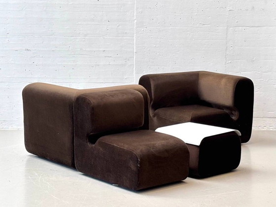 Gruppo di sedute modulari Blico Lounge, Svizzera 1975 – Divani modulari, Textile (photo 2 of 16)