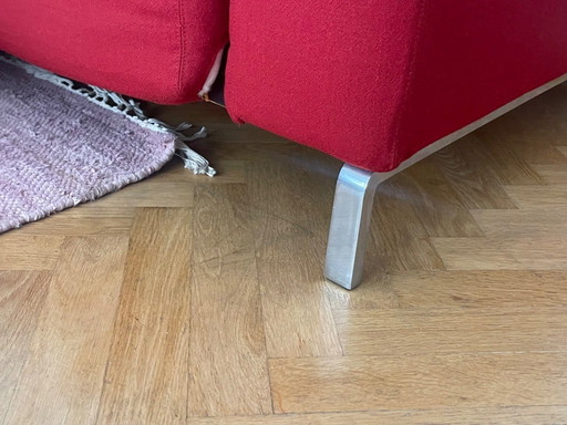 Zanotta Greg two-seater in red