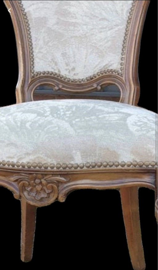 4 italienische Barock Esszimmerstühle