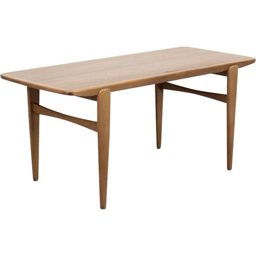 Tavolino da caffè vintage scandinavo in teak, Svezia 1960