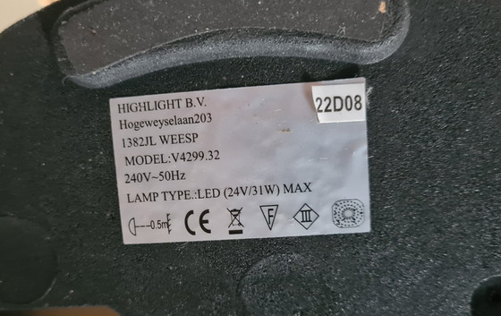 Image 1 of Led vloerlamp: Highlight B.V. - New Geneva (V4299.32) - koper/brons