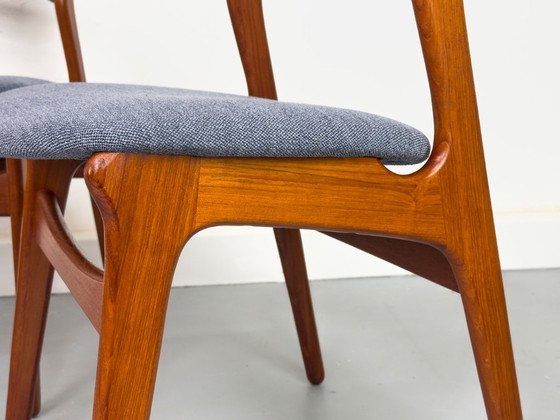Teak Dining Chairs by Erik Buch for Chr. Christensens Møbelfabrik, 1960s, Set of 6 – Wood (photo 7 of 24)