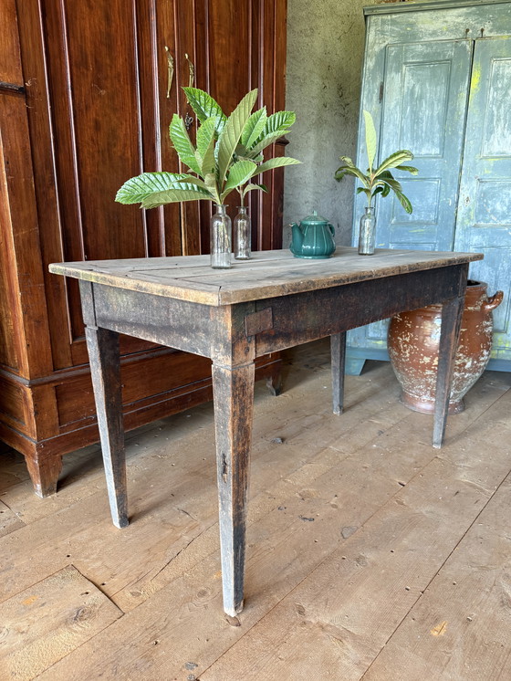 Image 1 of Tavolo rustico neoclassico 700 noce