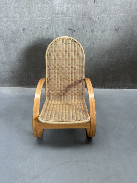 Image 1 of Vintage fauteuil rattan