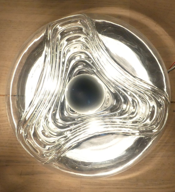 Image 1 of Peill & Putzler Wave ceiling lamp transparent Ø 26 cm UK1aEb