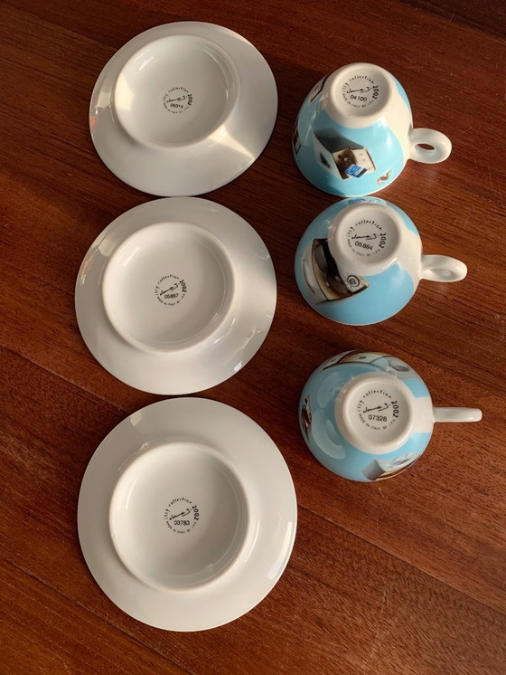 Image 1 of 3 Illy art collection cappuccino cups