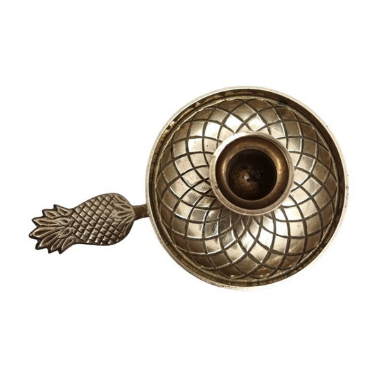 Image 1 of Vintage Messing Ananas Kandelaar