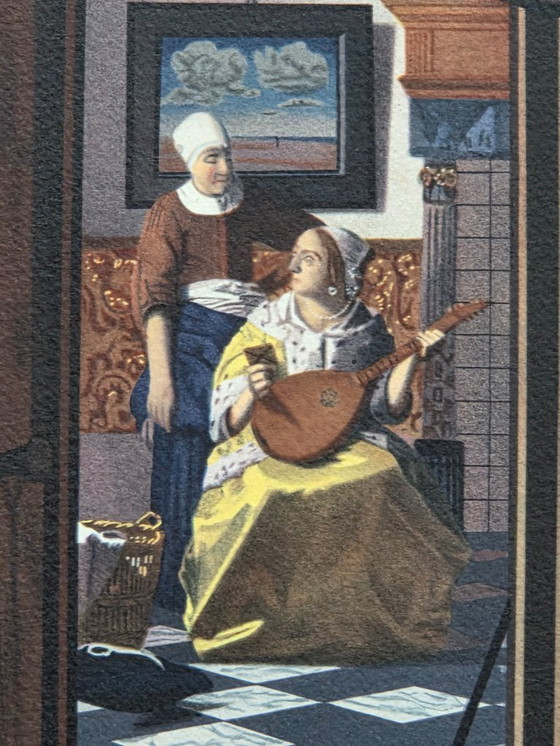 Image 1 of Degans Xavier (1949-) - Lithographie Titrée et Dédicacée (ref 4122-9)