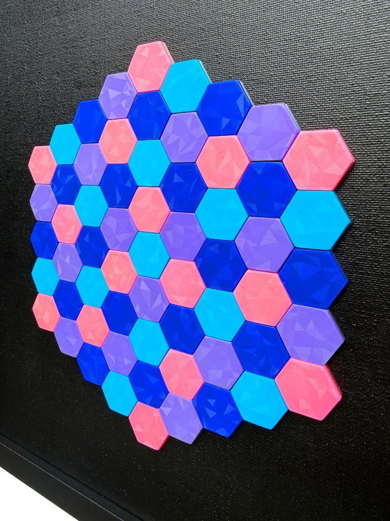 Image 1 of Fragmentos de caleidoscopio (Juego de 3 - Decoración de pared)