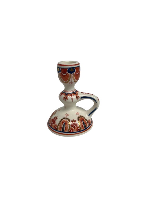 Chandelier en porcelaine de Delft avec anneau