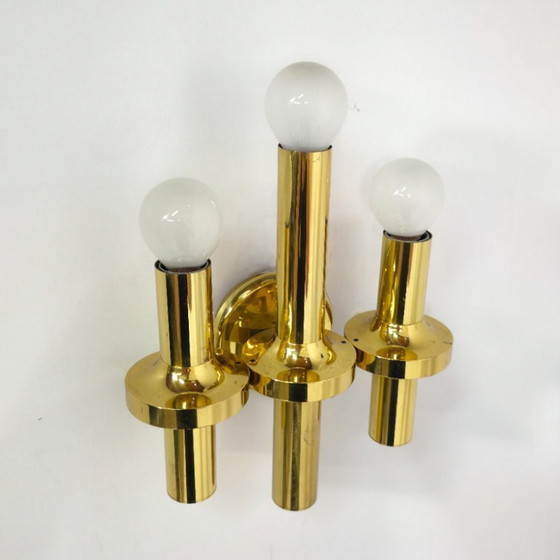 Image 1 of Set di 3 lampade da parete di Sciolari, anni '60