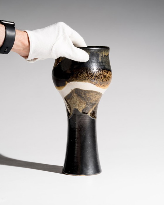 Image 1 of Till Sudeck Studio Ceramic Vase – Monumental Hand-Thrown Stoneware – Germany, ca. 1970s–1980s