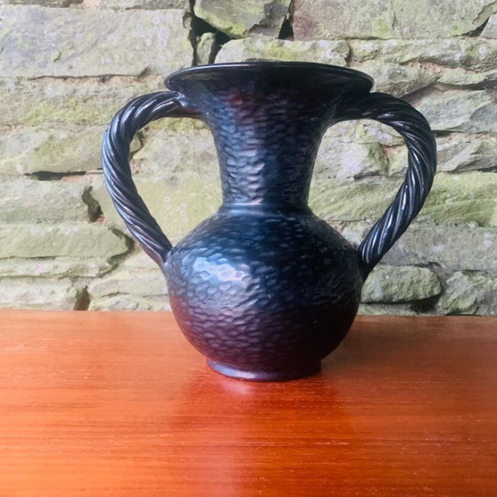 Image 1 of Vintage Vallauris vase signed B. Rubino