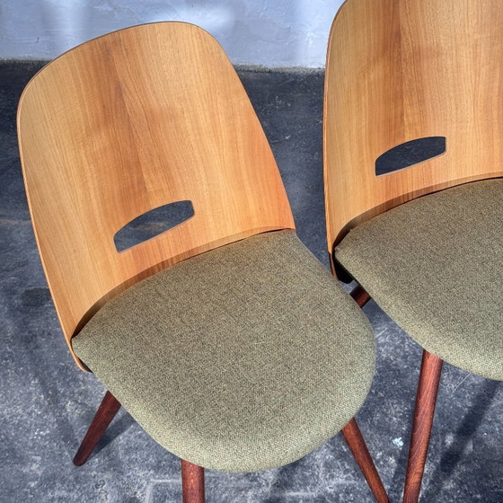 Lollipop Dining Chairs (Set of 4) by František Jirák for Tatra Nábytok, 1960s – Textile (photo 8 of 13)