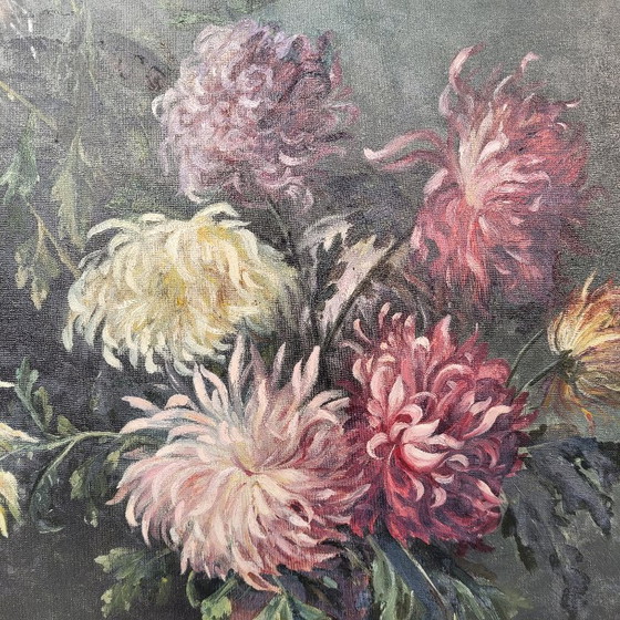 Image 1 of “Herfstbloemen” Marthe Danard Puig, 20e eeuw – Frankrijk