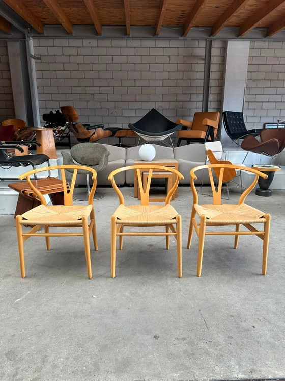 Image 1 of Set (x4) Carl Hansen Wishbone Stuhl von Hans Wegner