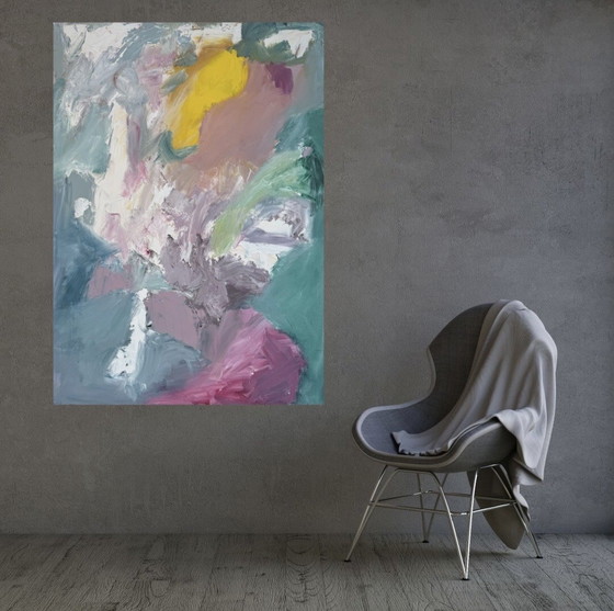 Image 1 of Lilian Frohn - abstract schilderij 