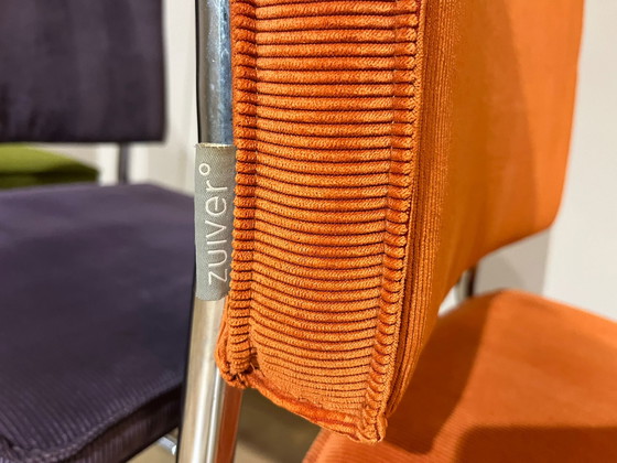 Image 1 of 3x Sedie da pranzo Zuiver Ridge Rib Kink - Design - Ottime condizioni