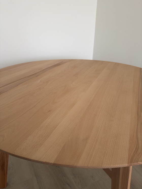 Image 1 of The Machine Room Sav & Okse Nonne Table Round Beech 120 CM