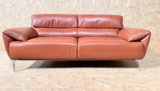 Image 1 of Agnelli Sofa 2 ,5 zits leren Italiaanse bank