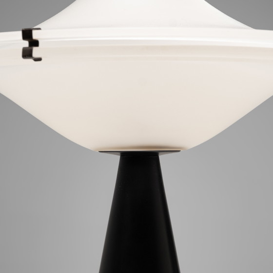 'Alien' Table Lamp by Luciano Cesaro for Tre Ci Luce, Italy, 1970s, Metal, Black, Space Age (photo 10 of 11)