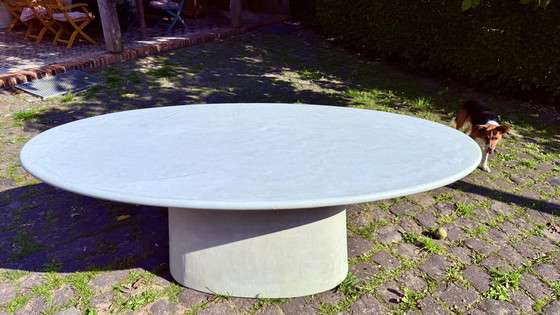 Image 1 of Handmade mortex dining table japandi style
