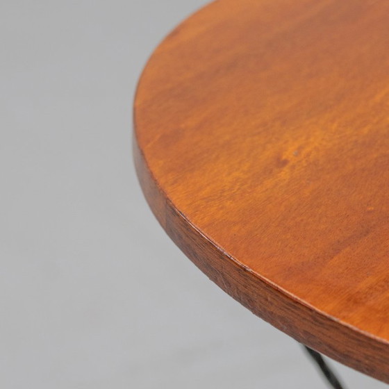 Bijzettafel Smeedijzer Frankrijk 60's – Wood (photo 7 of 8)