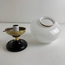 PAIR OF OLD VINTAGE OPALINE WALL LIGHTS