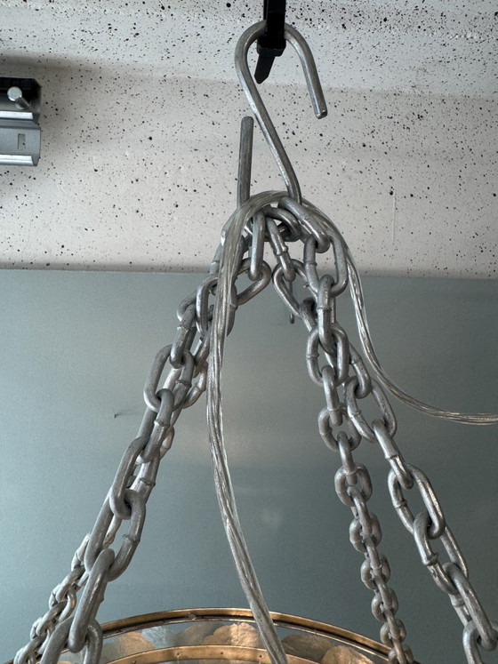 Unieke hanglamp met schelpen, sfeervolle verlichting – Kroonluchters, Metal, Other (photo 12 of 13)