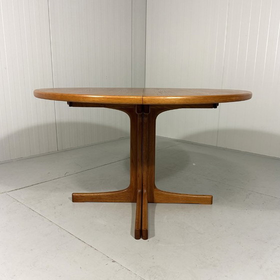 Image 1 of K.E. Ekselius large extendable oak dining table J.O. Carlsson Sweden