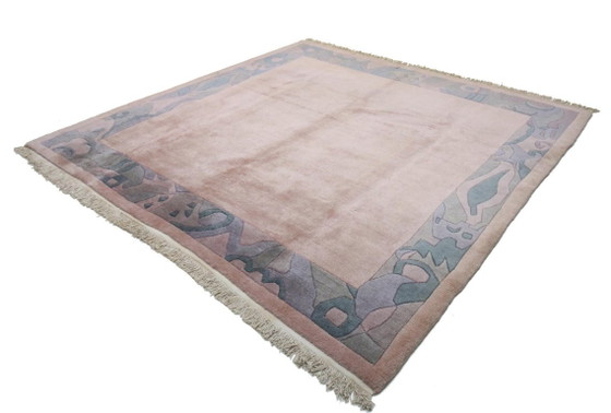 Original Modern Designer Highland Wool Rug Nepal 259 x 248 cm, Rugs & carpets, Pink (photo 2 of 9)