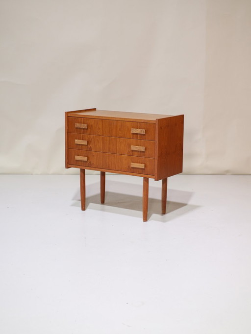 Petite commode en teck danoise vintage