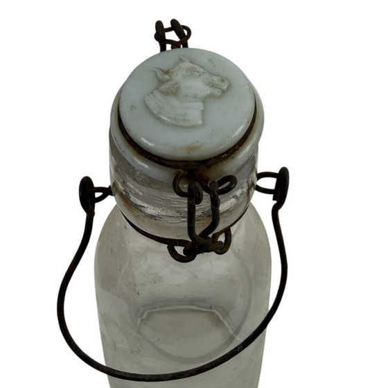 Image 1 of Collection de 42 bouteilles anciennes françaises de lait, de vin et de spiritueux