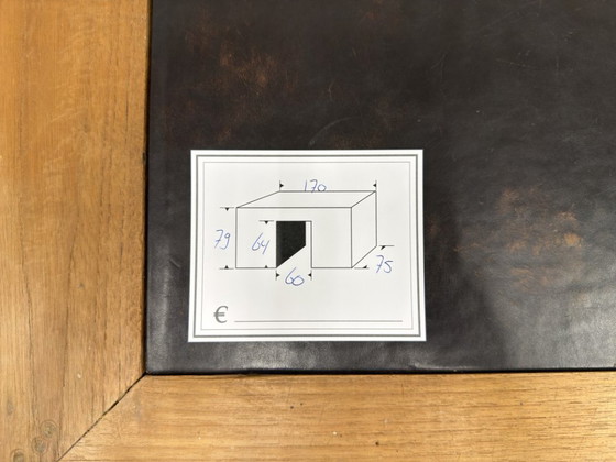 Scrivania Classica Inglese in Legno di Teak – Scrivanie, Leather, Wood (photo 18 of 18)