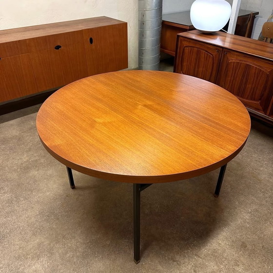 Image 1 of Teak dining table by Paul Geoffroy, 1960