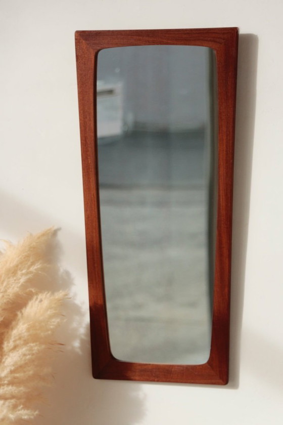Image 1 of Rectangular teak mirror - Vintage - 03.05.24.02