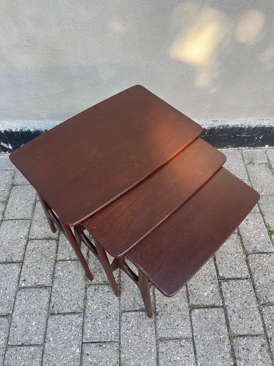 Image 1 of Erling Torvits nesttafels, Heltborg Møbler, Deens design