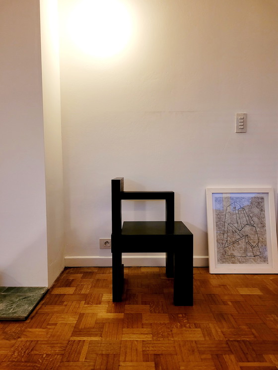 Image 1 of Steltman Chair Gerrit T. Rietveld Numbered Edition with Certificate Rietveld by Rietveld